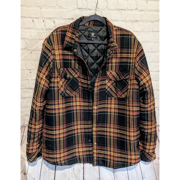 RETRO Flying Point Men's Flannel Lightweight Outer Jacket Size XL - Picture 1 of 11
